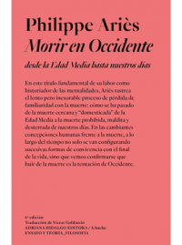 MORIR EN OCCIDENTE Philippe Ariès
