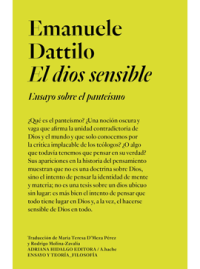 EL DIOS SENSIBLE Emanuele Dattilo