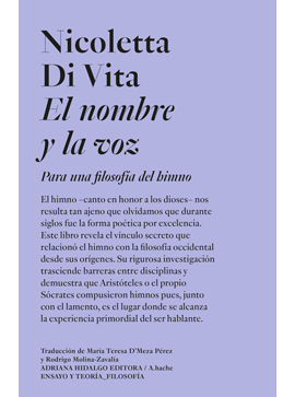 EL NOMBRE Y LA VOZ Nicoletta Di Vita