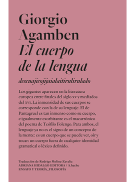 EL CUERPO DE LA LENGUA Giorgio Agamben